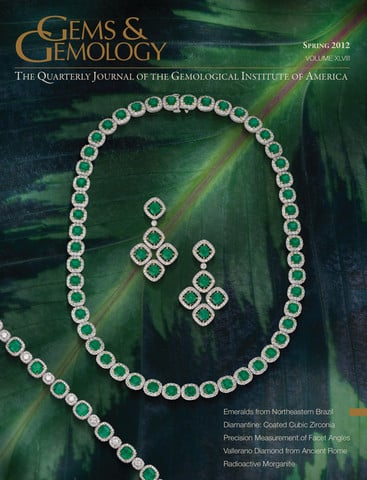 Gems and Gemology free iPad App Screenshot of Spring 2012 issue