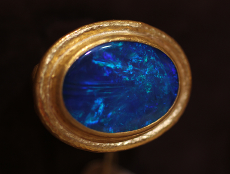 Opal ring 24k gold Gurhan Couture 2011