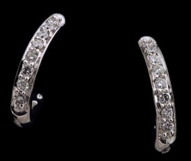 Honora Diamond Hoop Earrings