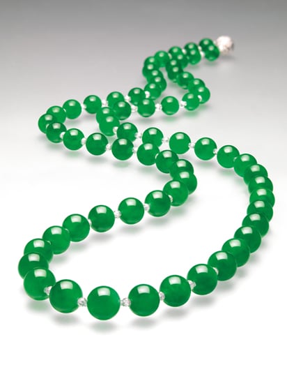 Jadeite bead necklace - Christie's Hong Kong