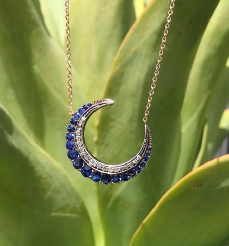 Under a sapphire moon: a brooch conversion