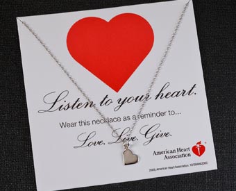 Heart Wish Necklace for Women's Heart Disease Awareness