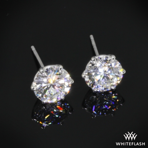 LLJsmom’s stunning 2.3ct studs from Whiteflash glamour shot