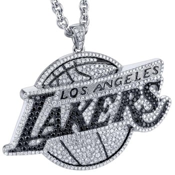 Lakers Diamond  Logo Pendant