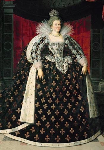 Marie de Medici wearing the Beau Sancy diamond