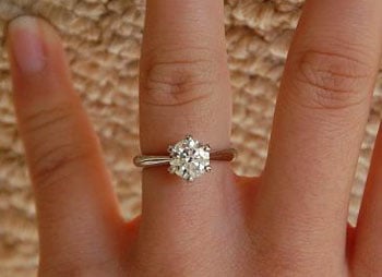 Mark Morrell Starburst Engagement Ring