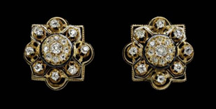 Diamond earrings owned by Mary Todd Lincoln