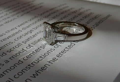 Van Cleef & Arpels Emerald Cut Ring for Megeve