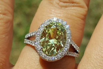 A Jeff Davies Chrysoberyl for Mellowyellowgirl