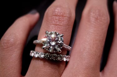 Michael B Paris Diamond Engagement Ring