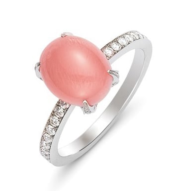 One-of-a-kind Empress ring with 7mm conch pearl by Mikimoto