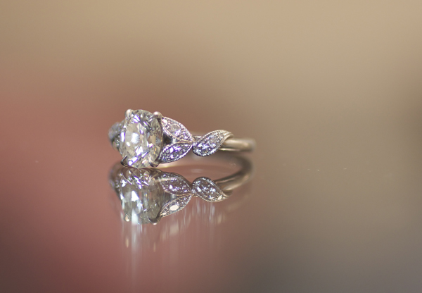 Custom Oval Diamond Ring by Steven Kirsch