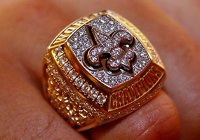 New Orleans Saints Super Bowl Ring