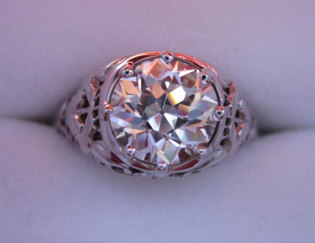 Old European Cut Diamond Ring