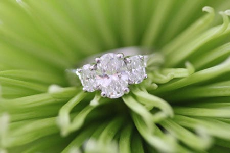 Three Stone Diamond Ring