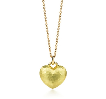 Tiffany Paloma Picasso Hammered Heart Pendant