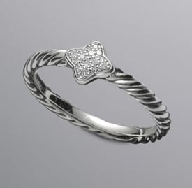 David Yurman Diamond Stack Ring