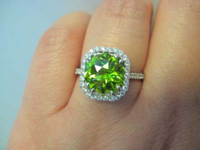 Pakistani Peridot ring