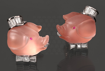 Piggy Cufflinks
