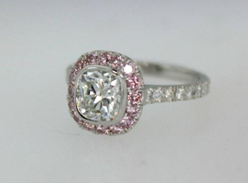 Pink Diamond Ring