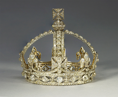 Queen Elizabeth II Diamond Jubilee 2012 Queen Victoria's miniature crown