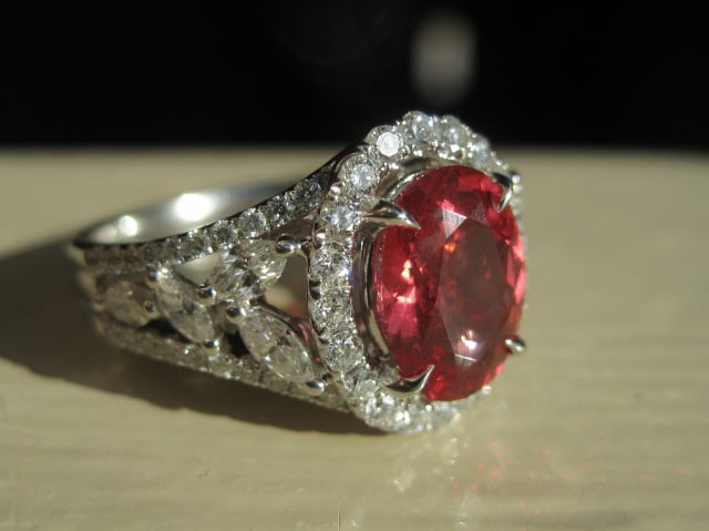Red Spinal and Diamond ring - image by Aljdewey Red Spinal and Diamond ring - image by Aljdewey