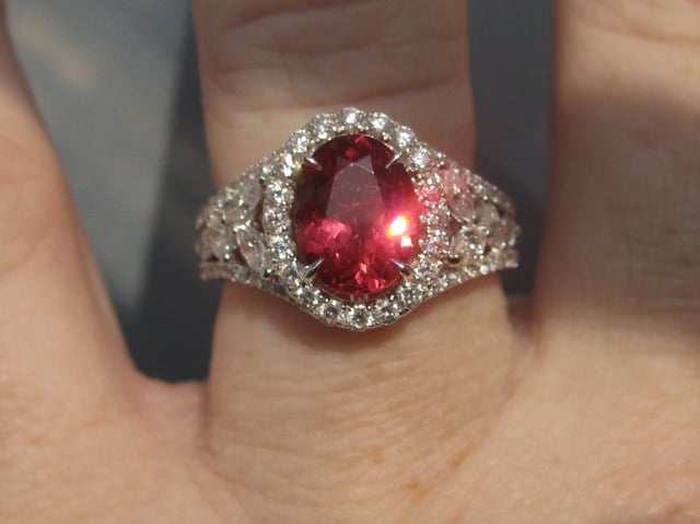 Red Spinal and Diamond ring - image by Aljdewey