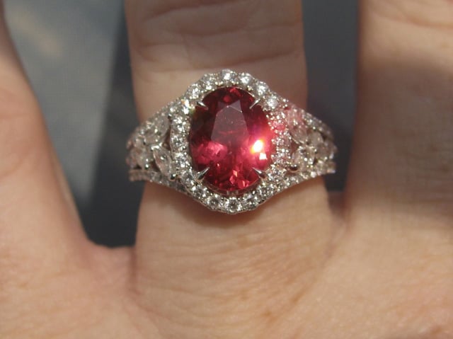 Red Spinal and Diamond ring - image by Aljdewey Red Spinal and Diamond ring - image by Aljdewey