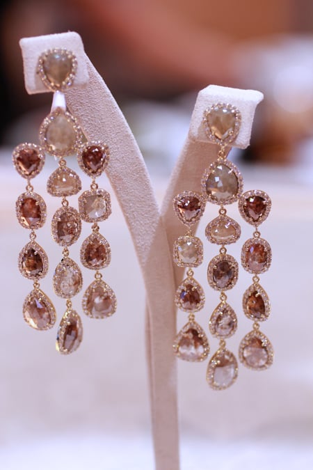 Sutra rose cut diamond earrings JCK Luxury 2011