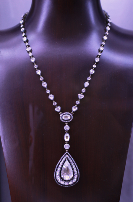 Norman Covan Rose cut diamond necklace JCK Luxury 2011