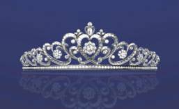 Asscher diamond tiara