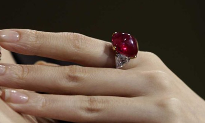 Bulgari 27.67 Burmese Ruby Diamond Ring