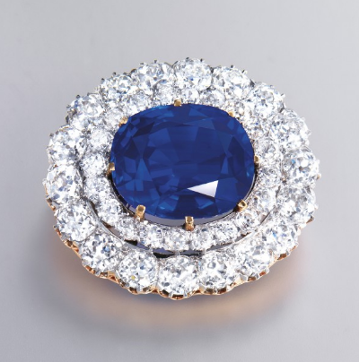 Kashmir Sapphire brooch Christie's Hong Kong November 29, 2011