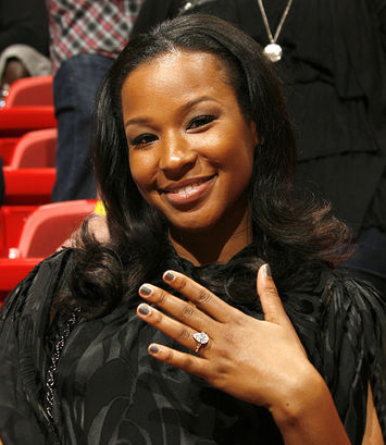 Savannah Brinson's engagement ring from LeBron James