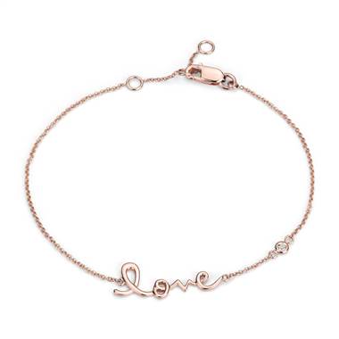 Love bracelet in 14kt rose gold at Blue Nile 