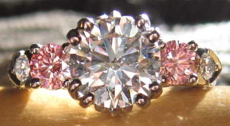 Synthetic Pink Diamonds