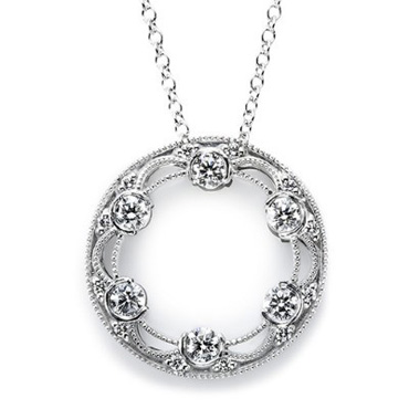 Tacori pavé diamond pendant