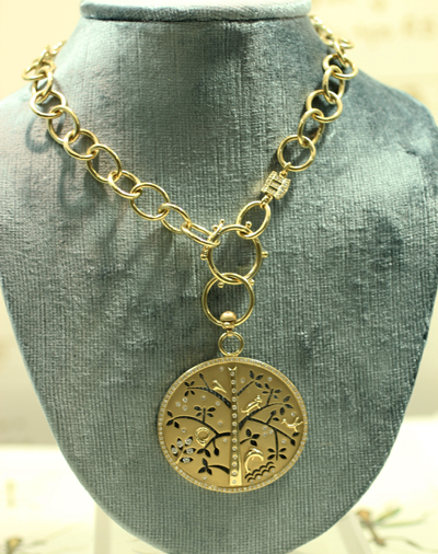 Temple St. Clair 18k diamond tree of life pendant JCK Luxury Elite Enclave 2011