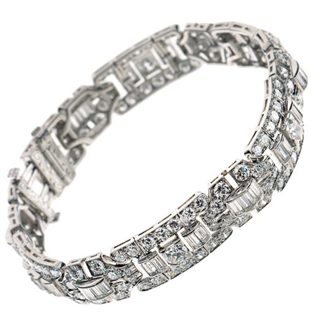 Art Deco Tiffany & Co. diamond bracelet from Tenenbaum & Co.