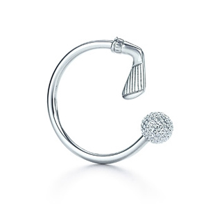 Tiffany Golf Ball Key Ring