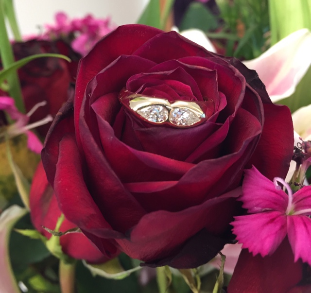 mochTheElms's Two diamond Pear Ring mocTheElms's Two diamond Pear Ring