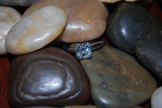 Antique Cushion Engagement Ring