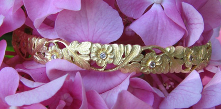 Van Craeynest gold bangle bracelet