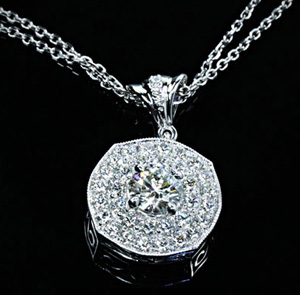 Whiteflash bella diamond pendant