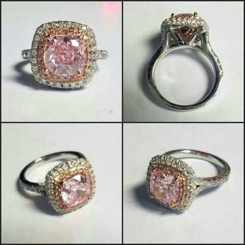 xxeevvaaxx's Pink Diamond Engagement Ring