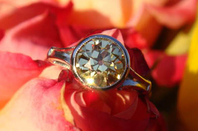 Vintage Yellow Diamond ring