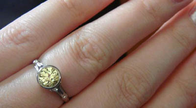 Yellow Diamond Ring