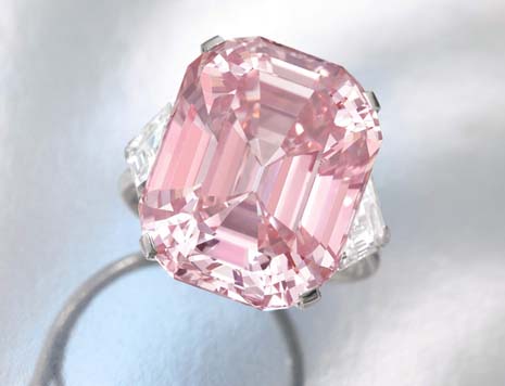 Harry Winston Pink Diamond Ring