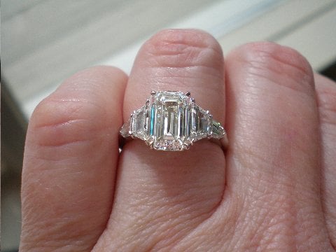 Diamond Five Stone Engagement Ring