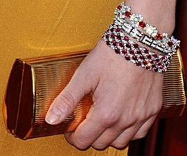 Diane Kruger Harry Winston ruby bracelet